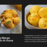 Making Mango Ice Cream At Home