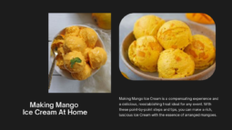 Making Mango Ice Cream At Home